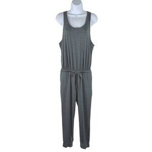Patagonia Seabrook Jumpsuit Womens Medium‎ Gray Sleeveless Stretch DR-1702